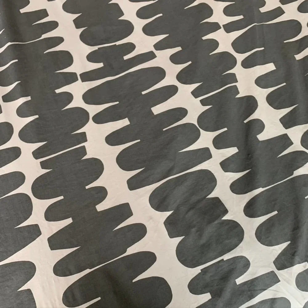 West Elm King Totem Duvet Cover Modern Rare